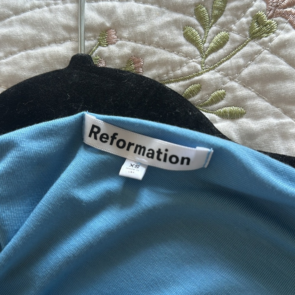 Reformation blue mini dress - Picture 9 of 9